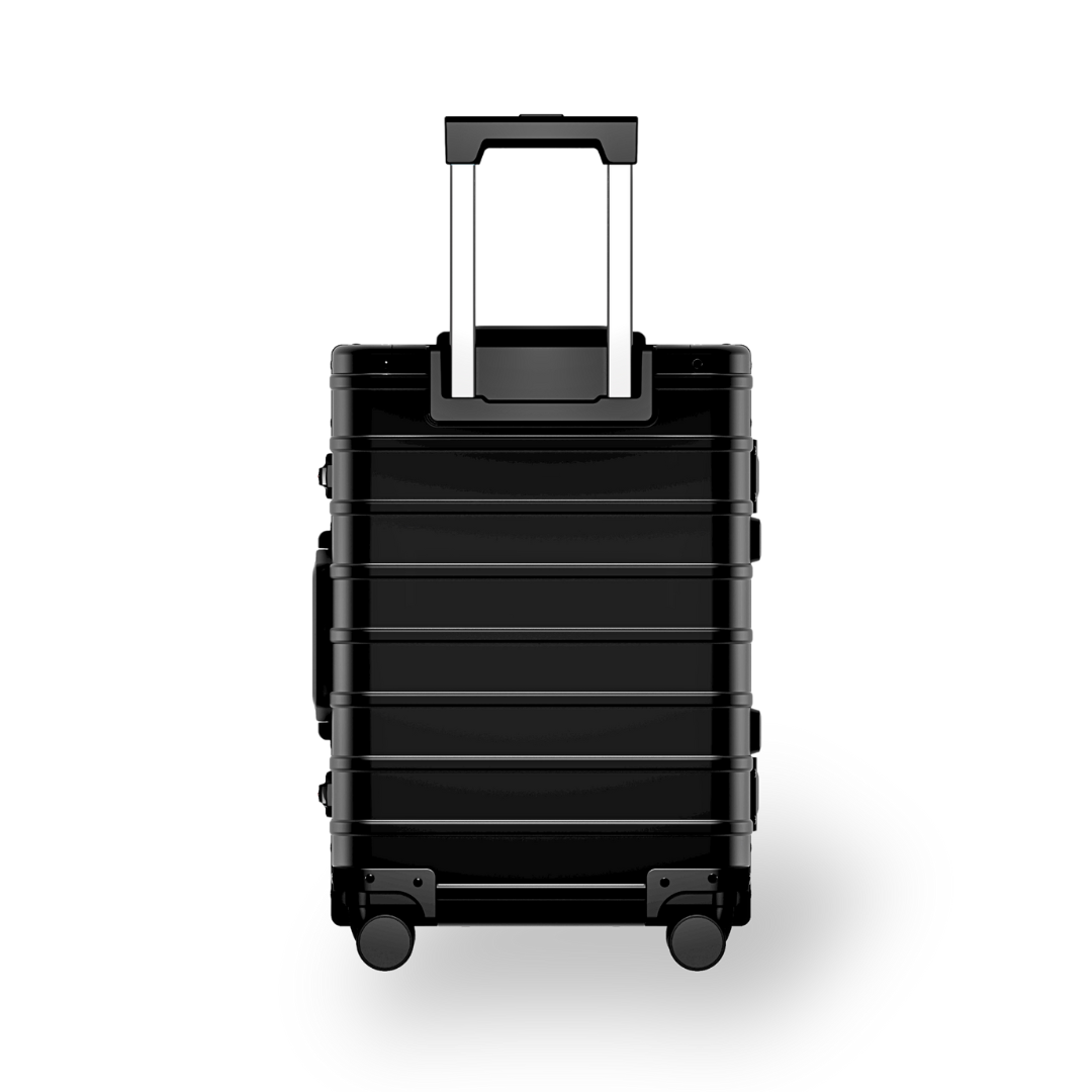 Onyx Black Aluminium Suitcase
