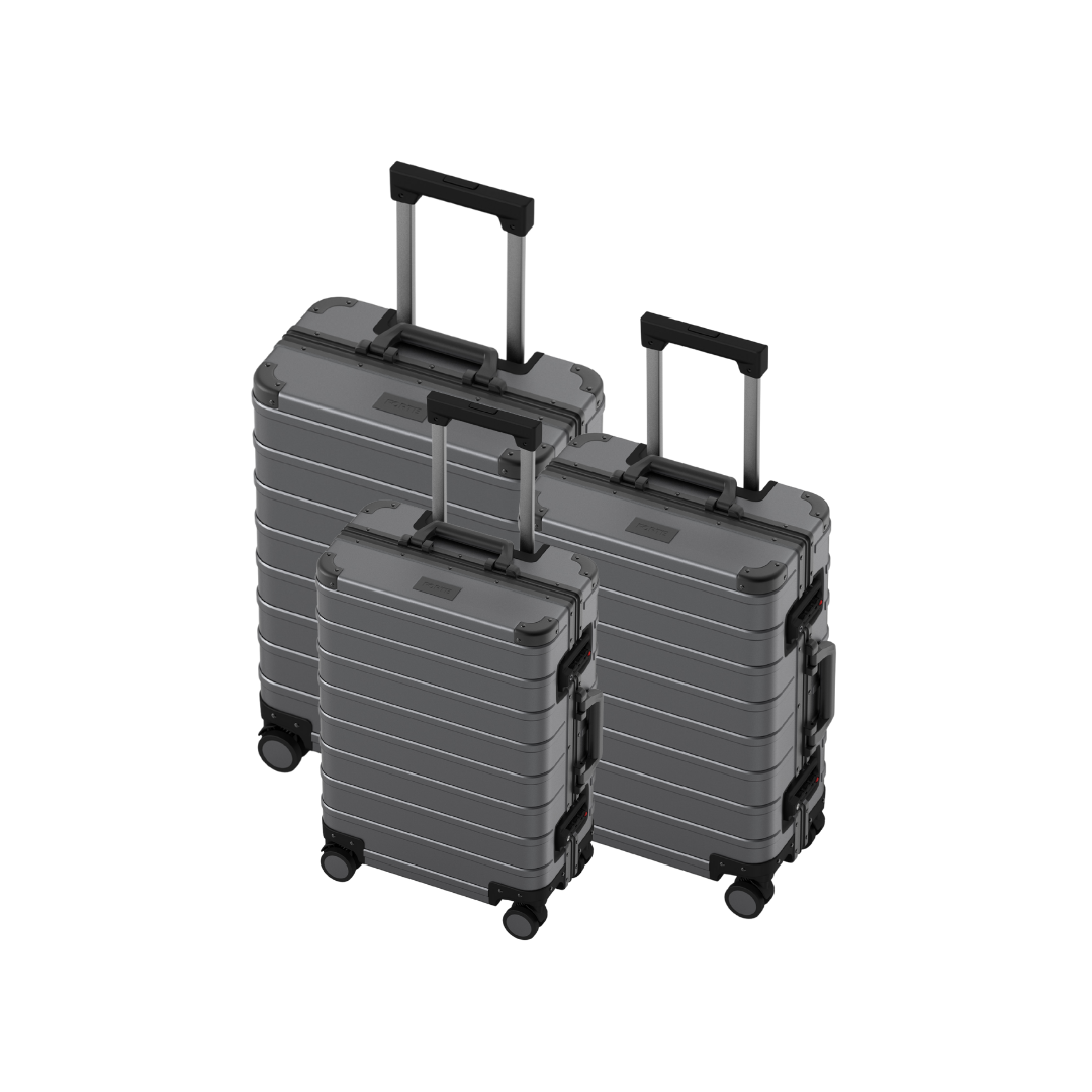 Gunmetal Grey Aluminium Suitcase